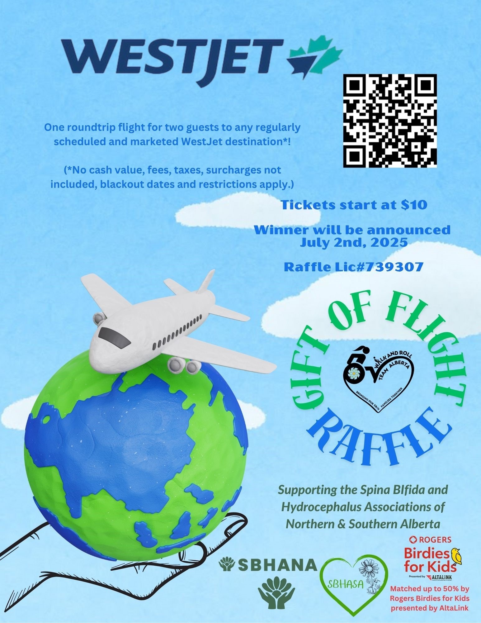 Raffle Gift of Flight Poster